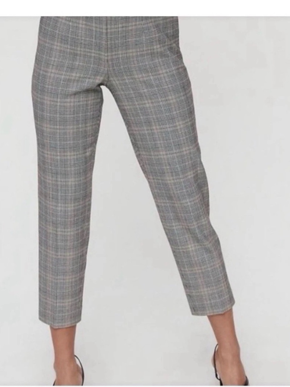 4 for $25- Aritzia Babaton Conan Pants Grey Brown Straight Leg Trousers - Picture 8 of 10